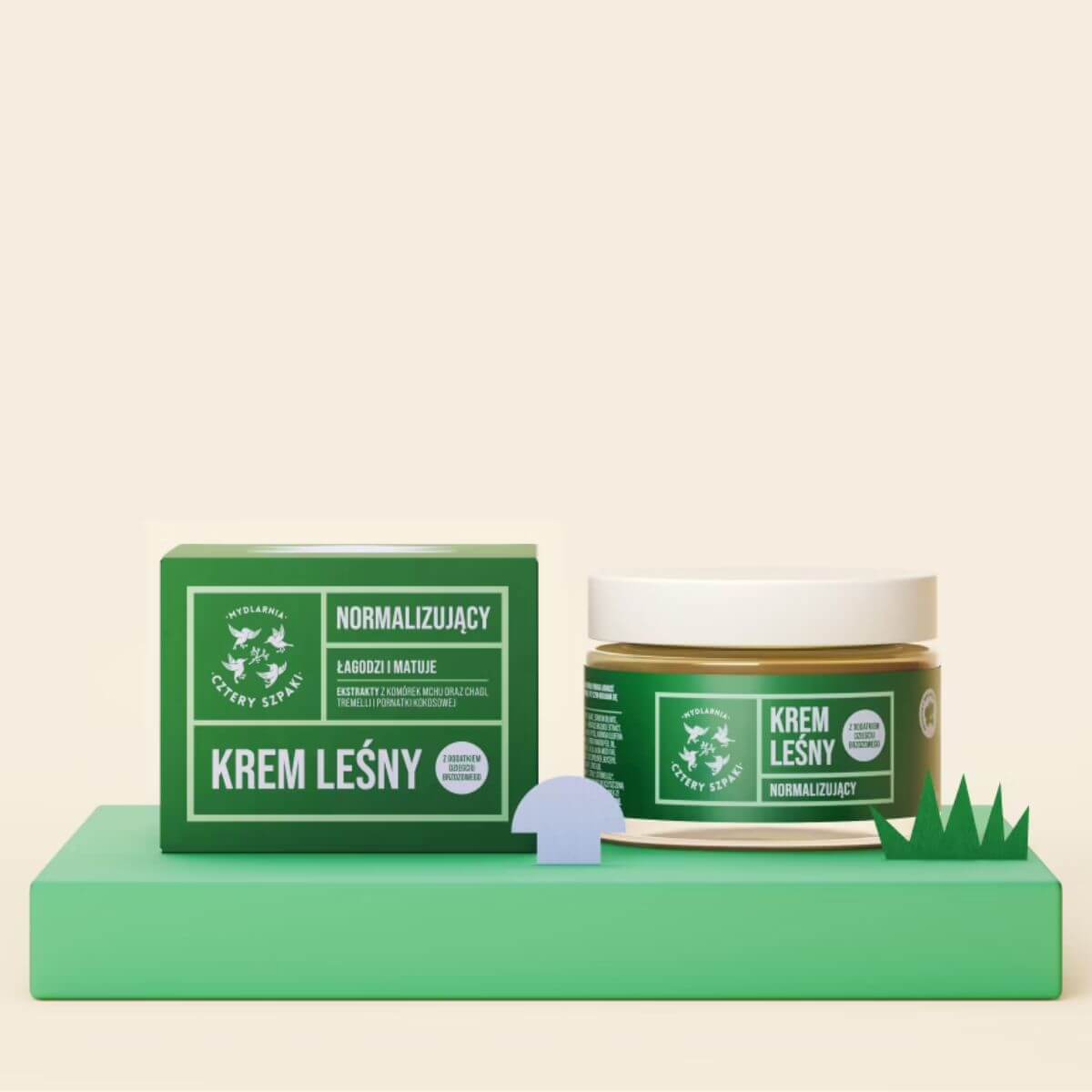 Mydlarnia 4 Szpaki Normalizujący Krem do twarzy Leśny 50 ml